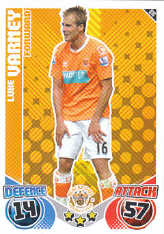 Luke Varney Blackpool 2010/11 Topps Match Attax #U16